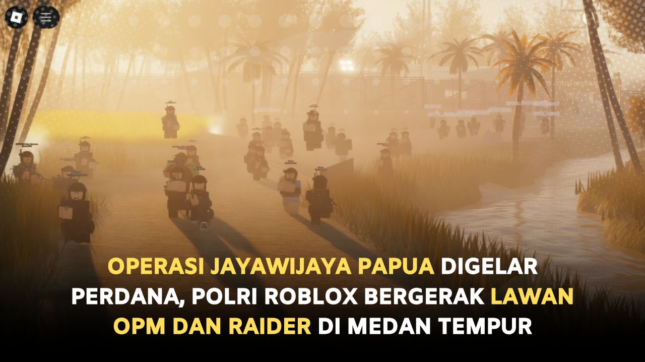Operasi Jayawijaya Papua Digelar Perdana, POLRI Roblox Bergerak Lawan OPM dan Raider di Medan Tempur