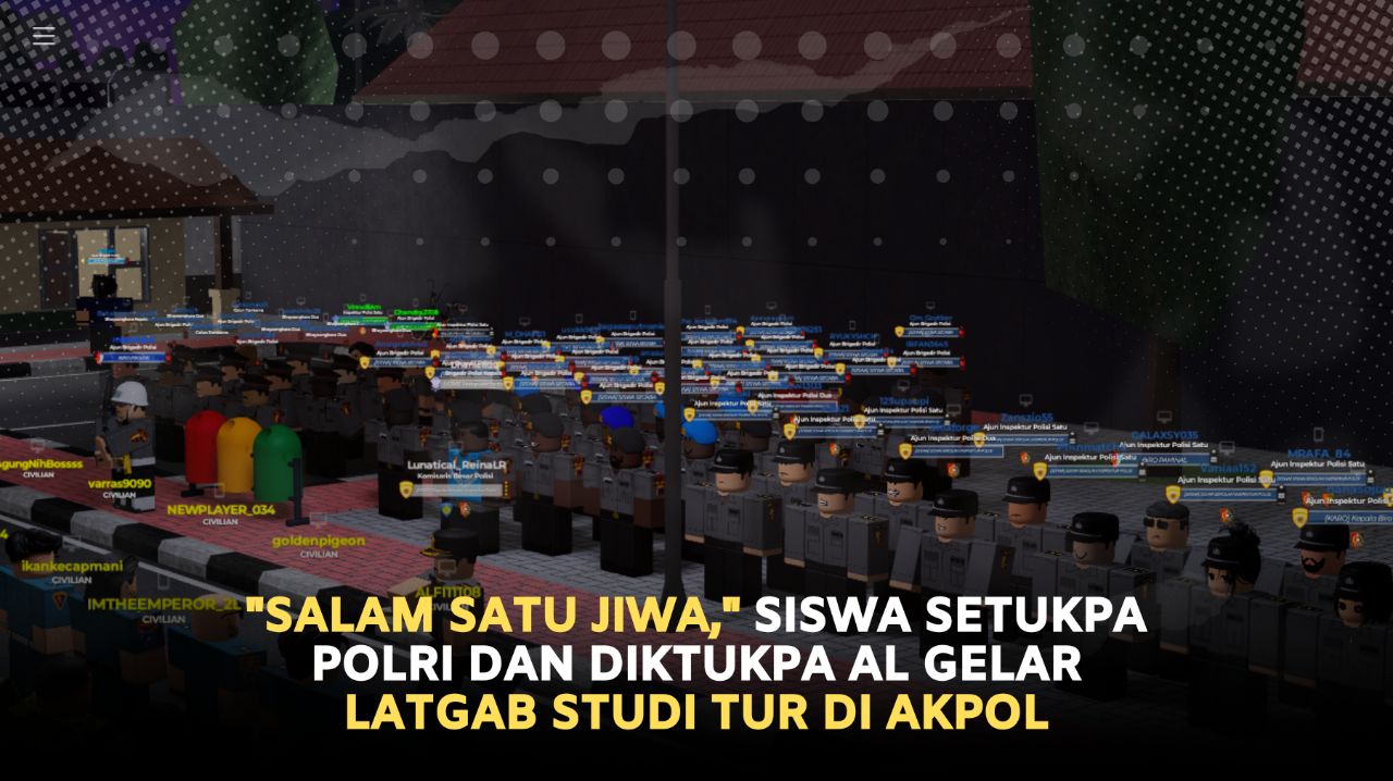 "Salam Satu Jiwa," Siswa Setukpa Polri dan Diktukpa AL Gelar Latgab Studi Tur di Akpol