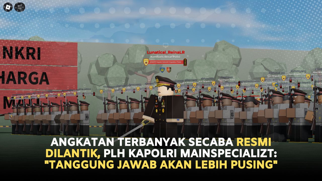Angkatan Terbanyak Secaba Resmi Dilantik, PLH Kapolri MainSpecializt: "Tanggung Jawab Akan Lebih Pusing"