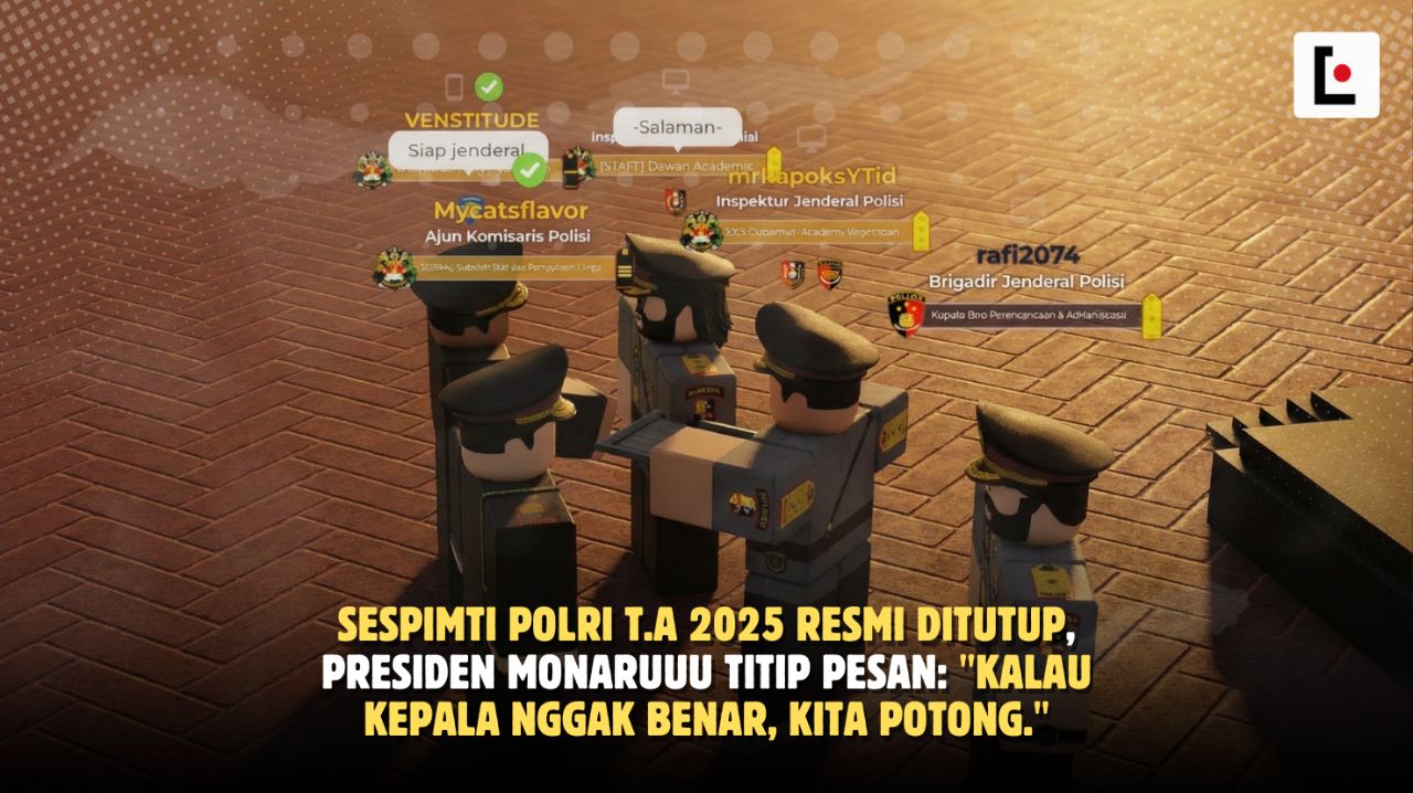 Sespimti Polri TA 2025 Resmi Ditutup, Presiden Monaruuu Titip Pesan: "Kalau Kepala Nggak Benar, Kita Potong."