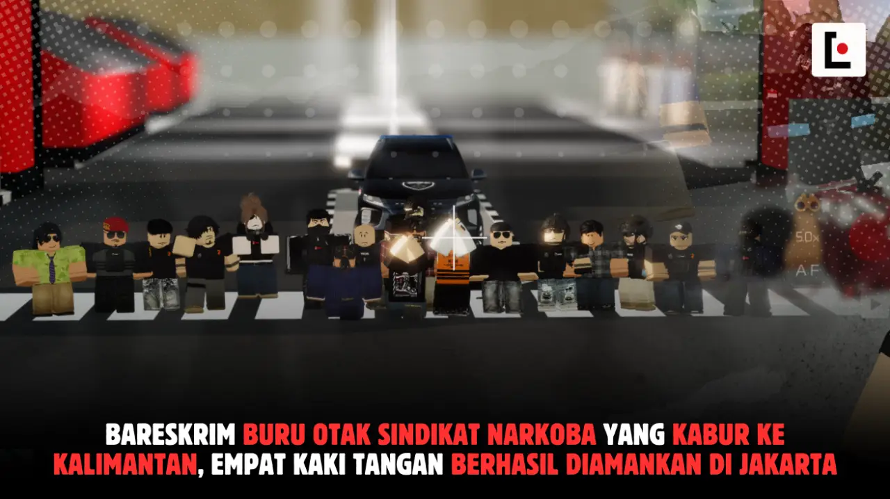 Bareskrim Buru Otak Sindikat Narkoba yang Kabur ke Kalimantan, Empat Kaki Tangan Berhasil Diamankan di Jakarta