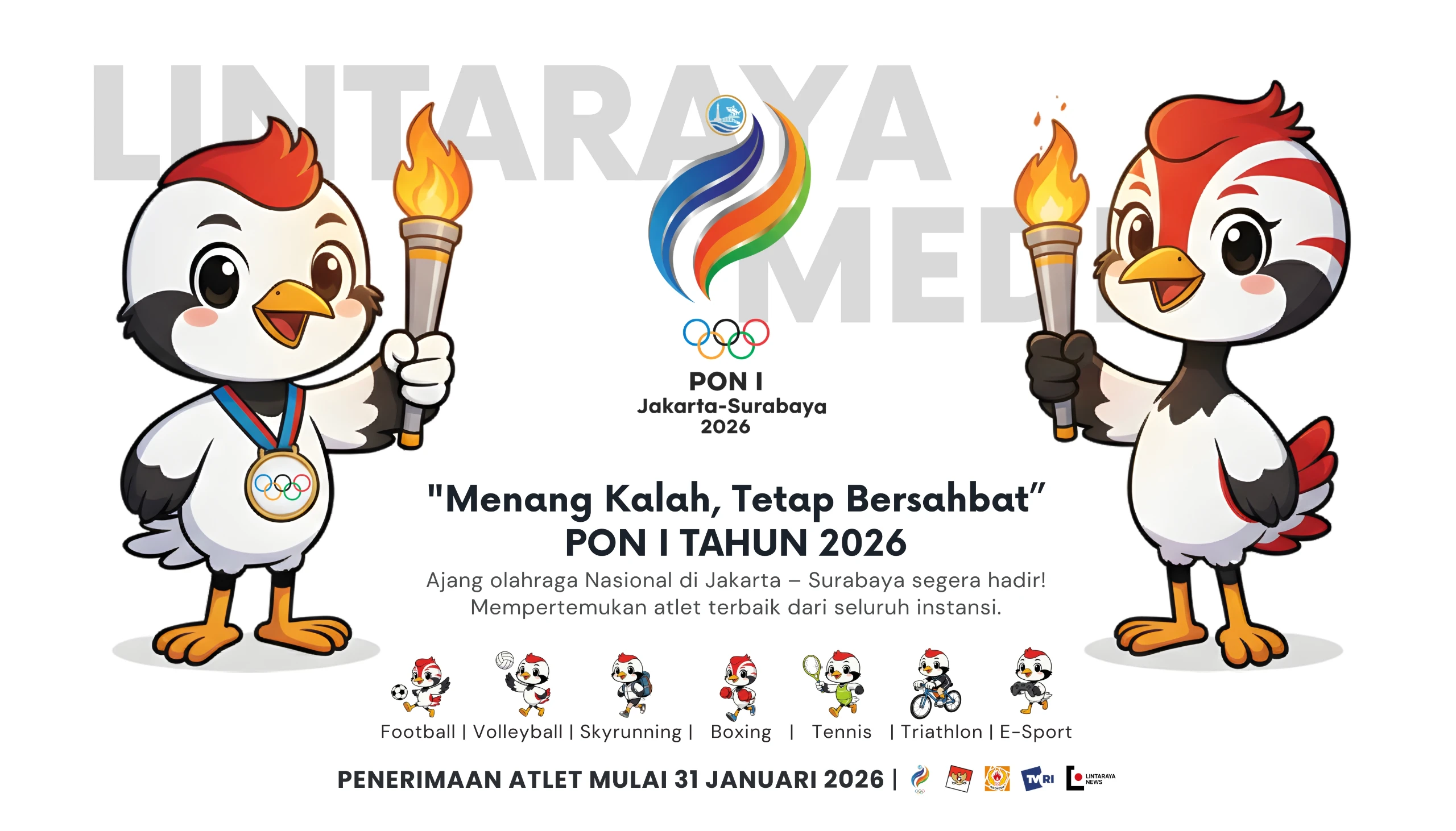 PON I 2026 Menghentak Jakarta & Surabaya: 7 Cabor Siap Dipertandingkan