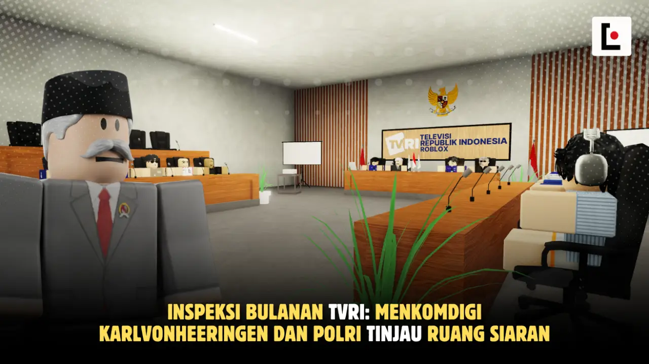 Inspeksi Bulanan TVRI: Menkomdigi KarlvonHeeringen dan Polri Tinjau Ruang Siaran