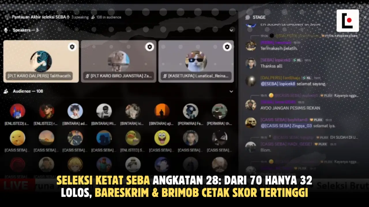 Pantukhir SEBA Angkatan 28: Dari 70 Hanya 32 Lolos, Bareskrim & Brimob Cetak Skor Tertinggi