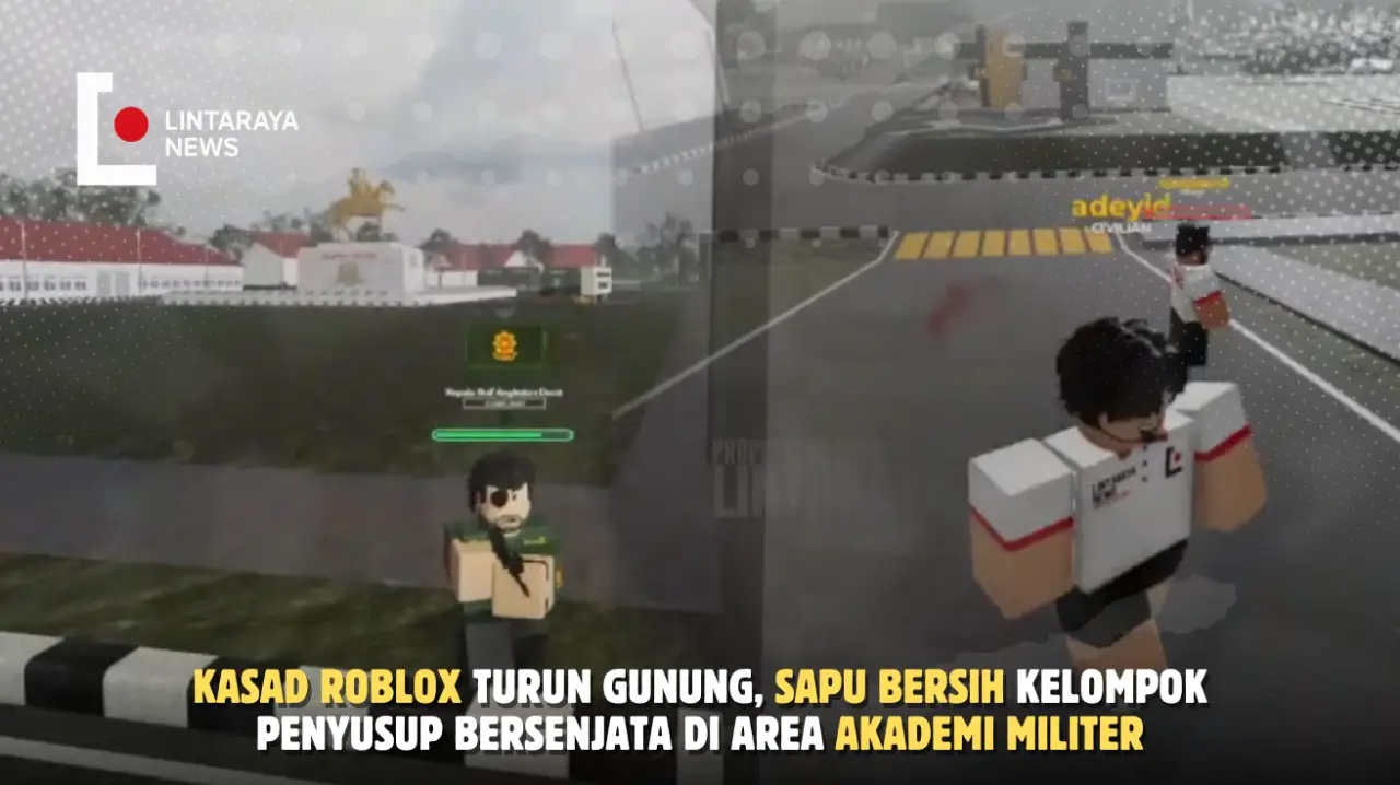 KASAD Roblox Turun Gunung, Sapu Bersih Kelompok Penyusup Bersenjata di Area Akademi Militer