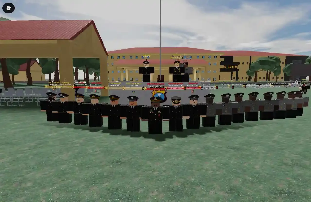 Dari 40 Casis Tersisa 13, Kasektukpa Lunatical_ReinaLR Lantik 7 Bintara Baru Polri Roblox dan Jatuhkan Ultimatum Atribut